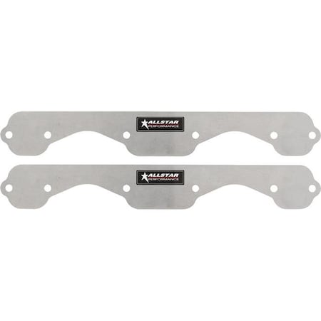Allstar Performance Allstar Performance ALL34212 Standard Aluminum Exhaust Block Off Plates for Small Block Chevrolet ALL34212